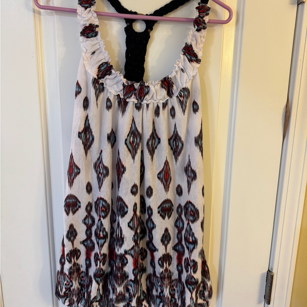 Boho Print Sleeveless Top